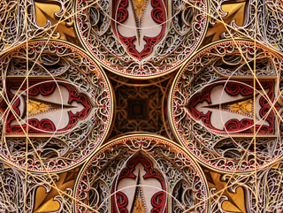Illustration for article titled Incredibly beautiful windows made from stacked laser-cut paper